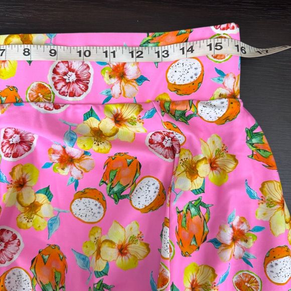 Elhoffer Essentials Skirt Women Large Katie Lynn Dragonfruit Queen Hi Low Pocket - Picture 9 of 11